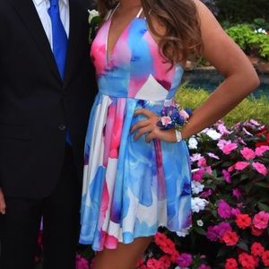 Water color spring dress